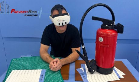 formation incendie avec immersion en réalité virtuelle