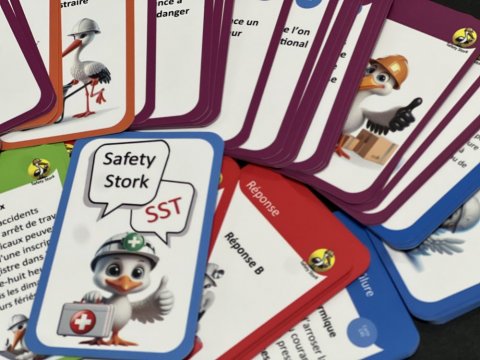 formation sst - jeu de cartes - safety stork - journée sécurité - PREVENTIRISK